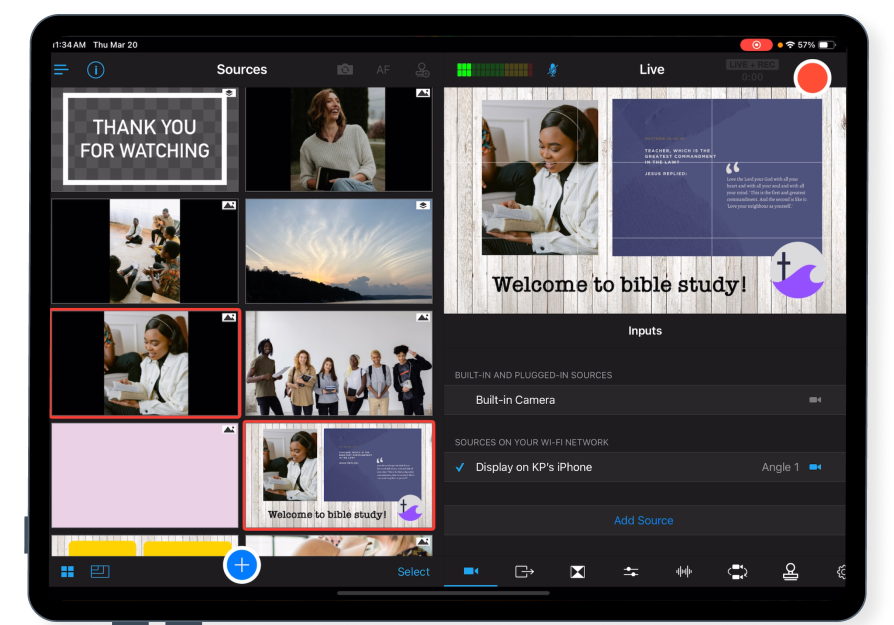 Live Streaming Your Classes: Bible Study Example