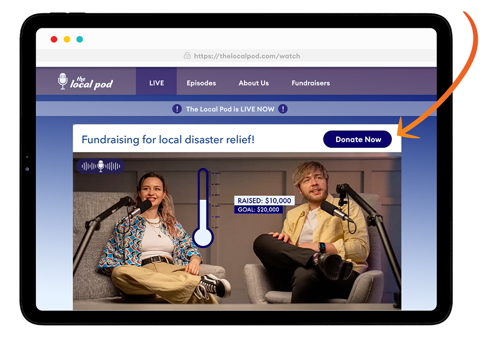 Nonprofit Livestreaming: Add CTAs