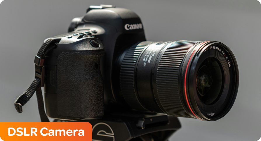 Live Stream HDMI Camera: DSLR camera