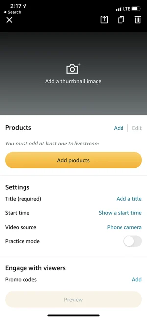 How to use the Amazon Live Creator app