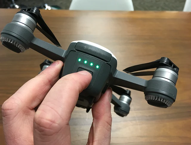 Turning on DJI Drone Turning on DJI Drone