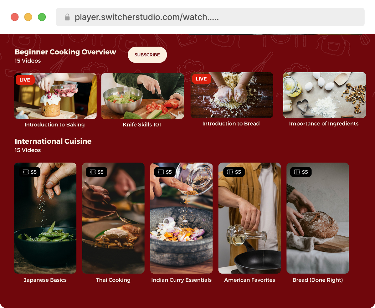 Build a video library