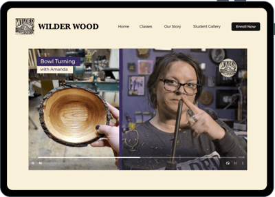 E-learning- woodworking desktop embed