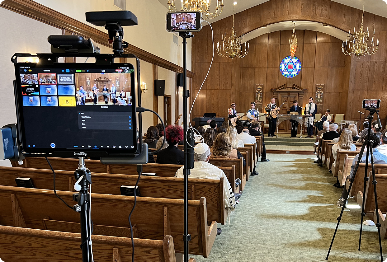 Easy multicamera live streams