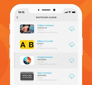 Switcher Cloud storage — assets for livestreaming