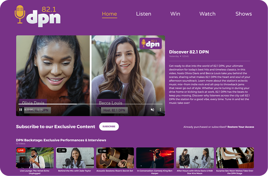 Embed videos on websites in seconds