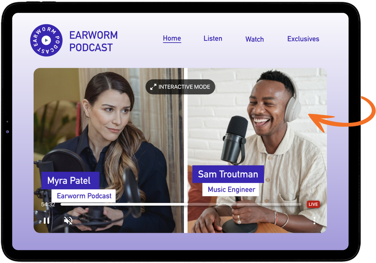 Go live on your website