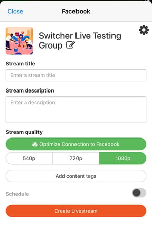 Group streaming