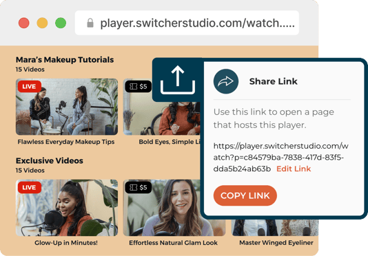 Host content on your terms