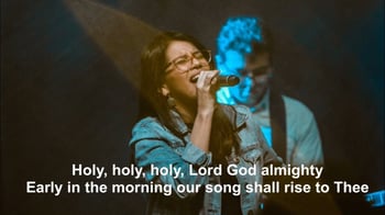 Showing your church worship lyrics as subtitles or lower thirds in your live video
