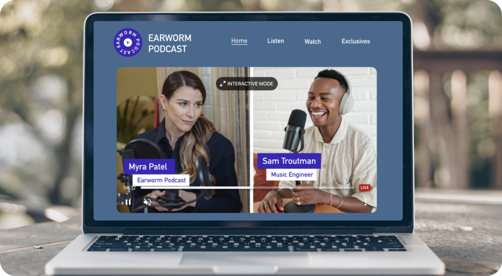 Multi-camera podcast