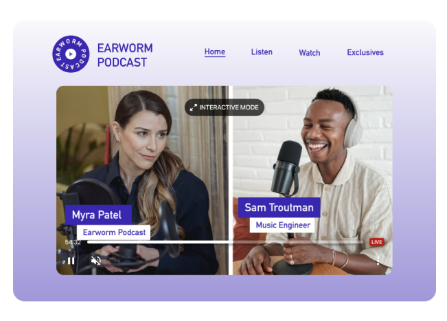 Podcast embed- 2 multiview