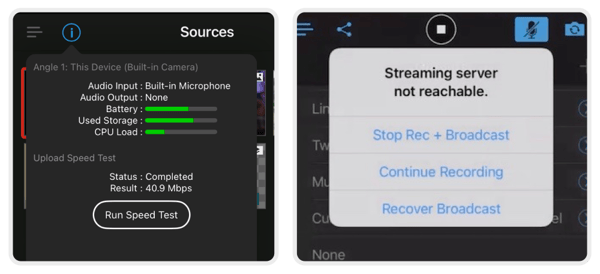 Stream stability improvements