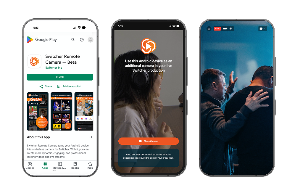 Switcher for android