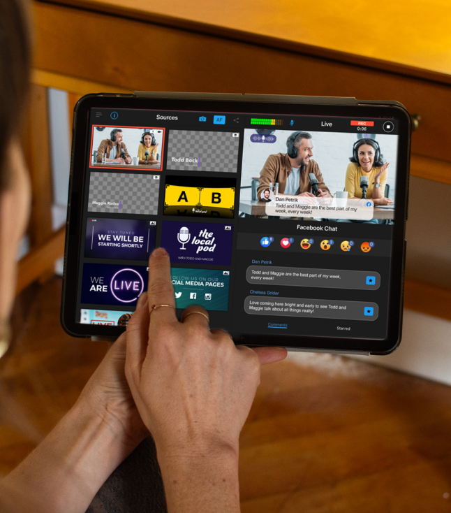 ipad live comments mockup 1