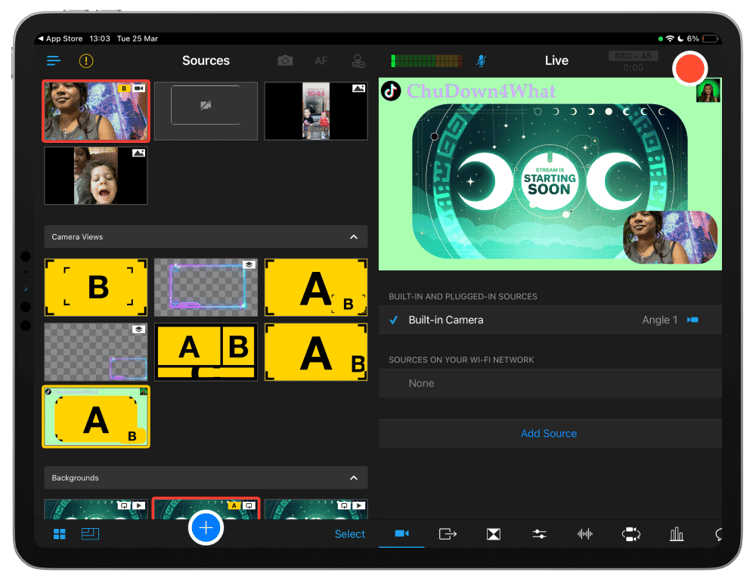 Using Scene Builder