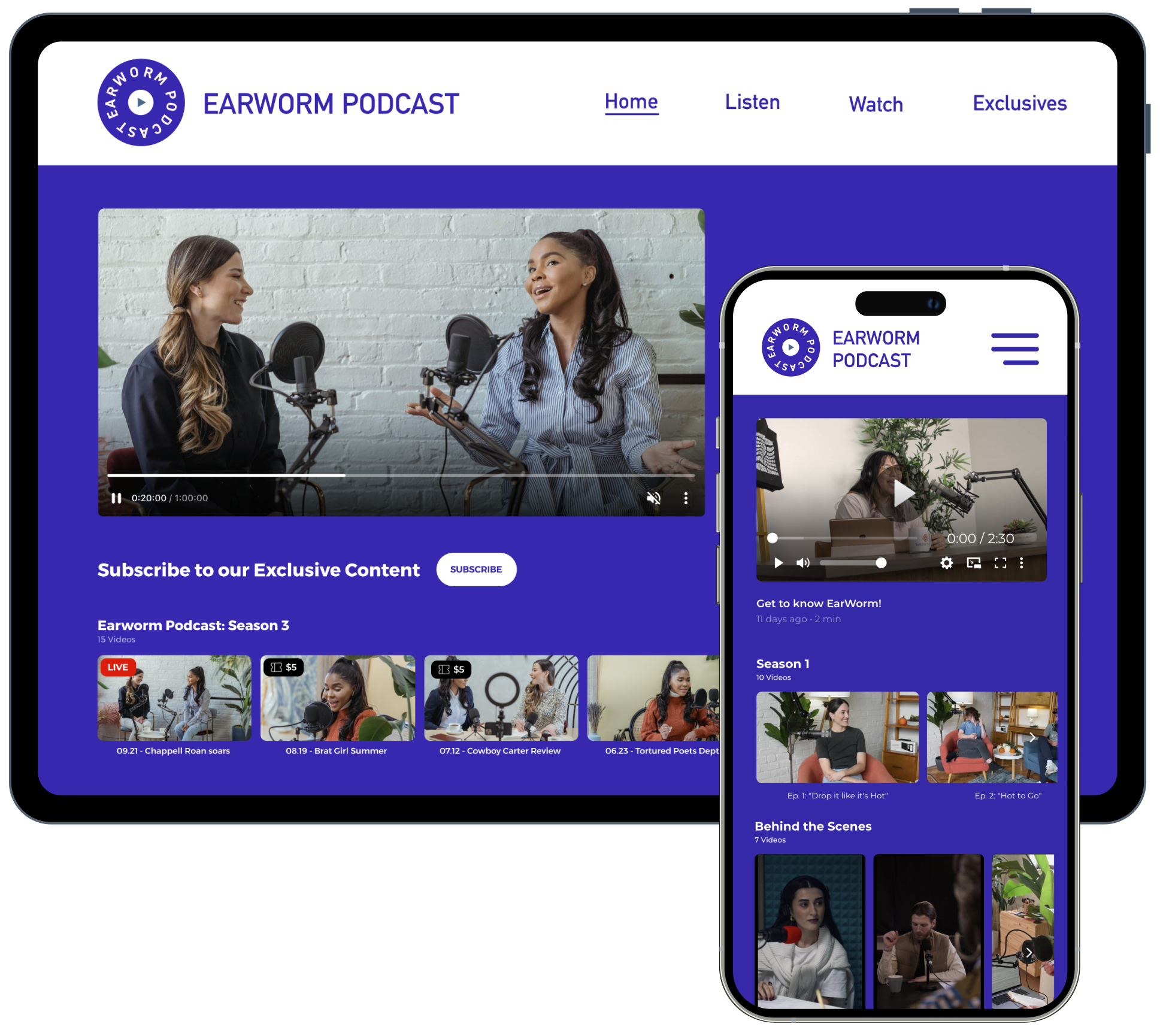 Video Catalog, with viewer perspective