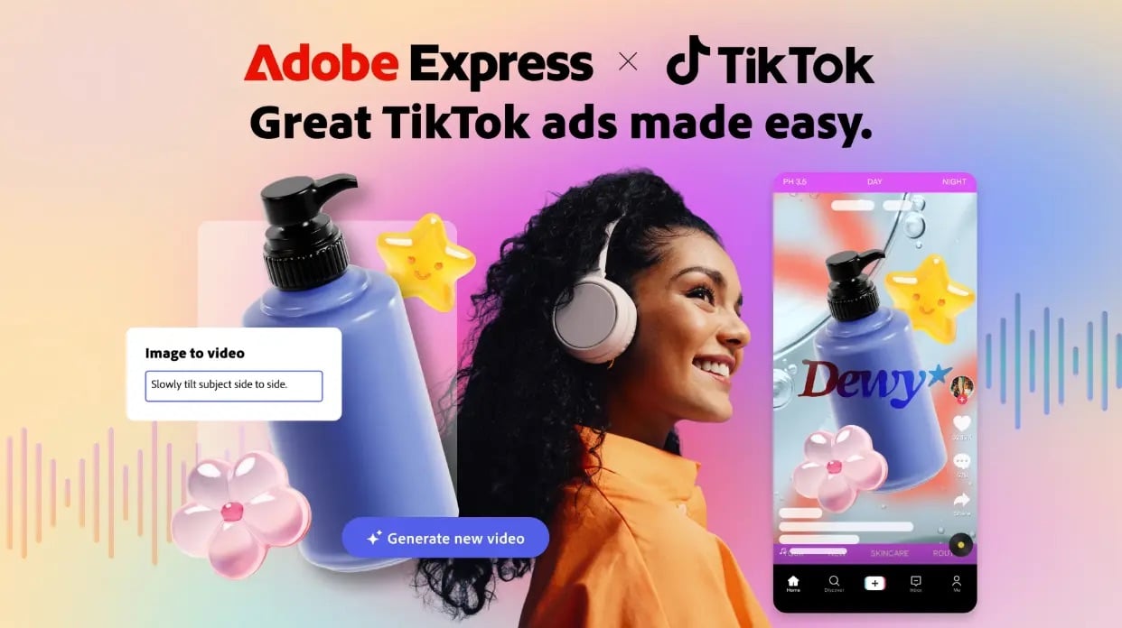 Adobe and TikTok Partner