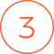 Number three icon