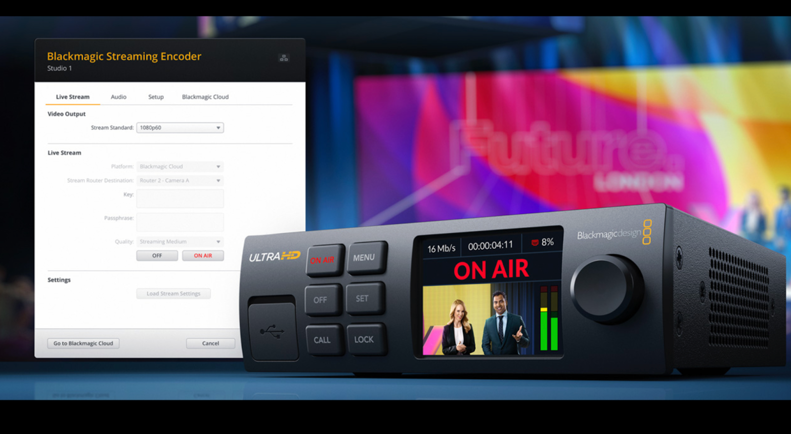 Black Magic Bitrate Streaming Encoder