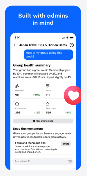 Forum's AI Feature #2. AI Admin Assistant