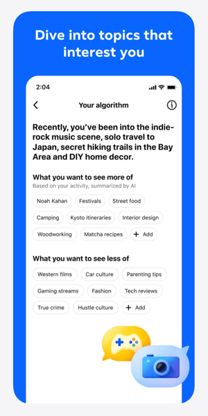 Forum's AI Feature #3. AI Personalization
