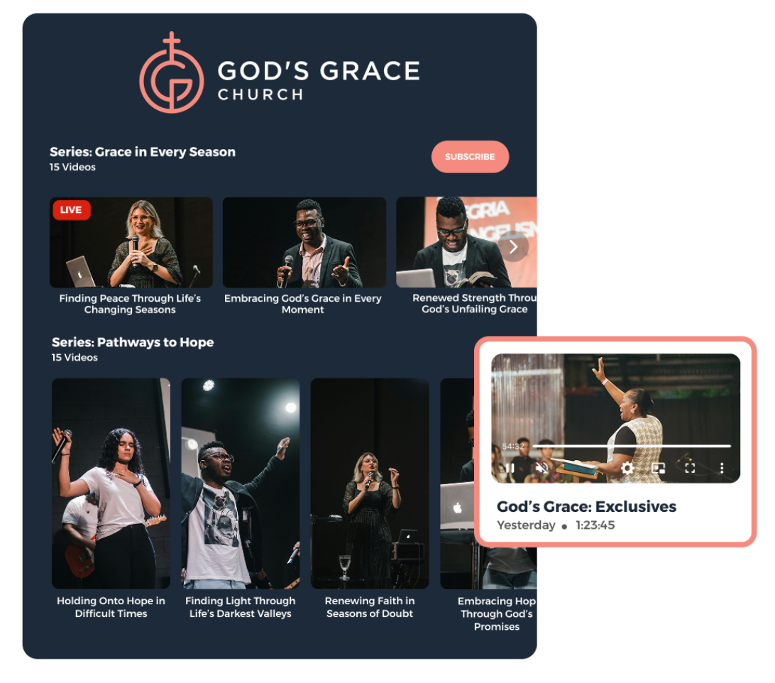 God's Grace Church Showcases Live Streams Online