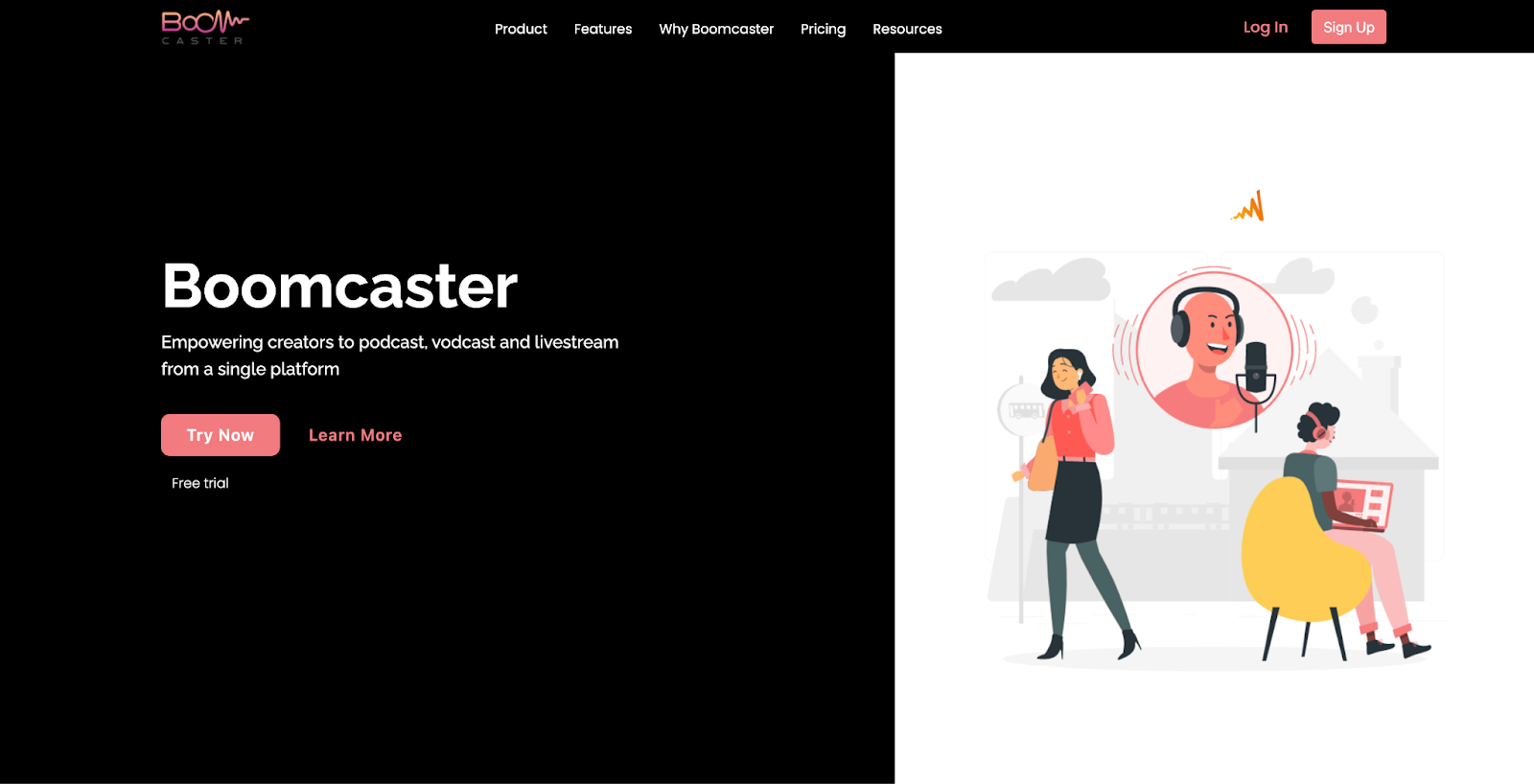 Video Podcast Recording Software: Boomcaster