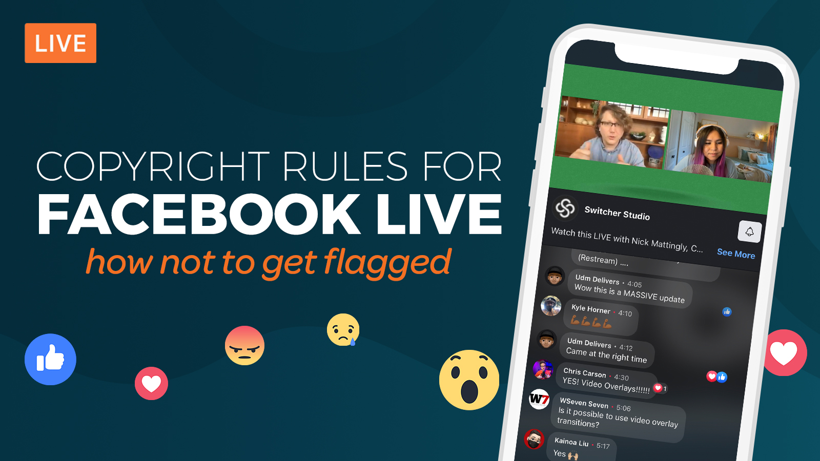 Copyright Rules for Facebook Live Video — How Not to Get Flagged