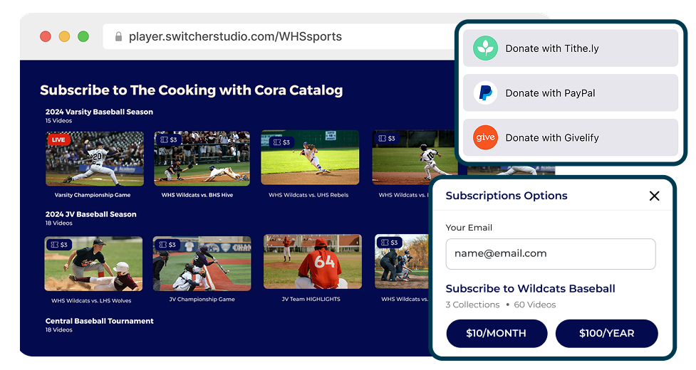 Host and monetize - sports-1