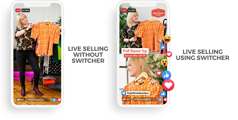 Virtual Selling Using Switcher